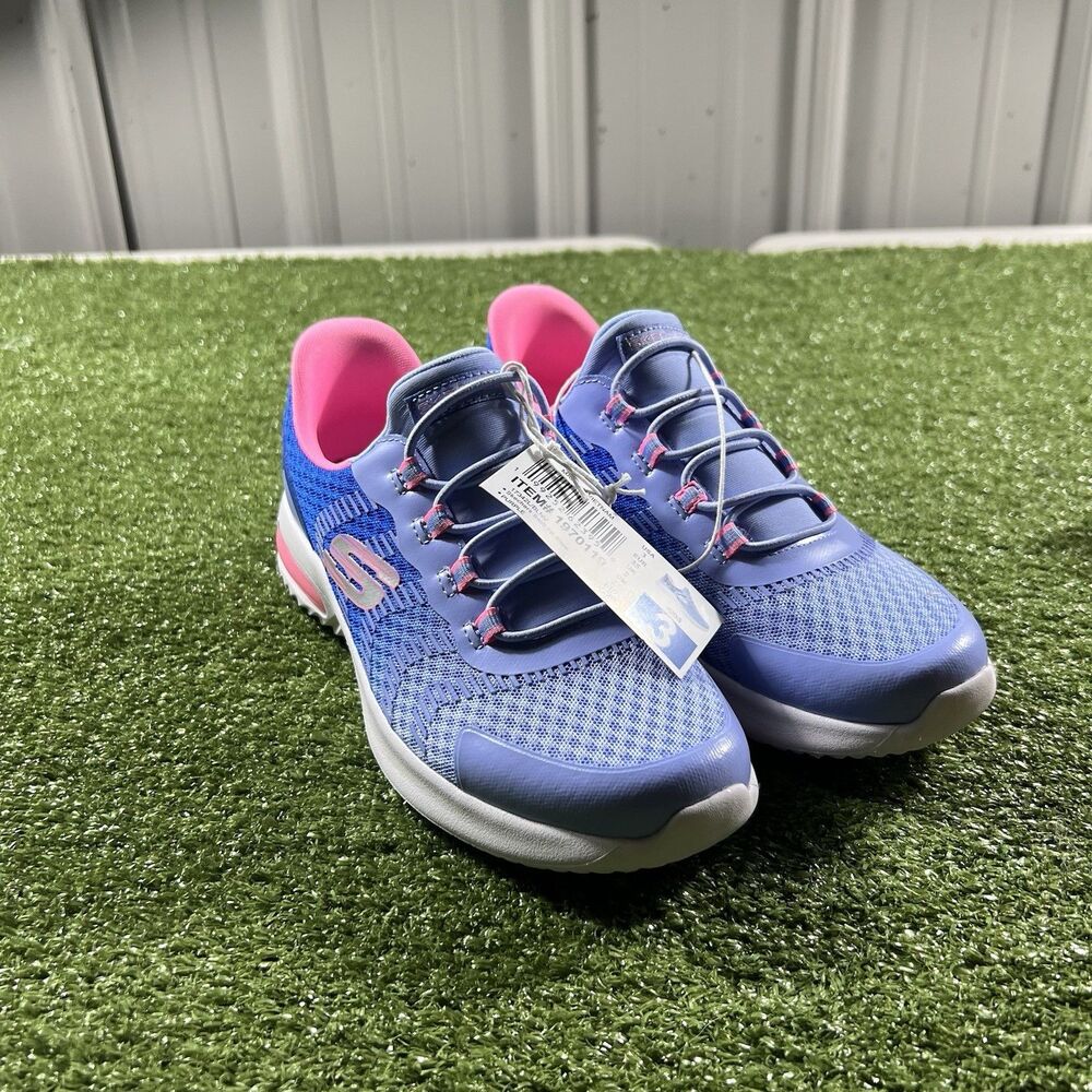 Skechers Hands Free Slip-ins Swift Fit Girls Sneakers Periwinkle US 3 No Box